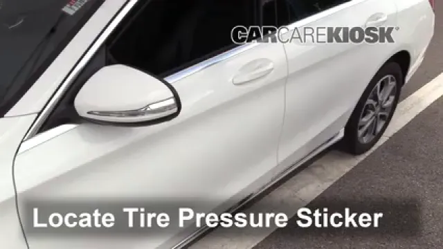 2015 Mercedes-Benz C300 4Matic 2.0L 4 Cyl. Turbo Tires & Wheels Check Tire Pressure